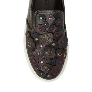 Coach Tea Rose C115 Slip-On Sneakers
